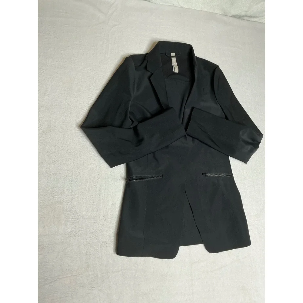 Athleta Women's Size 0 Interstellar Blazer Black Lightweight